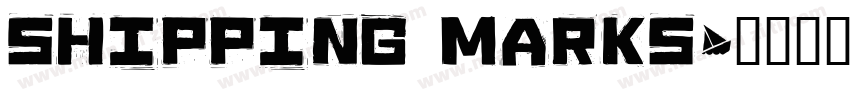 shipping Marks字体转换